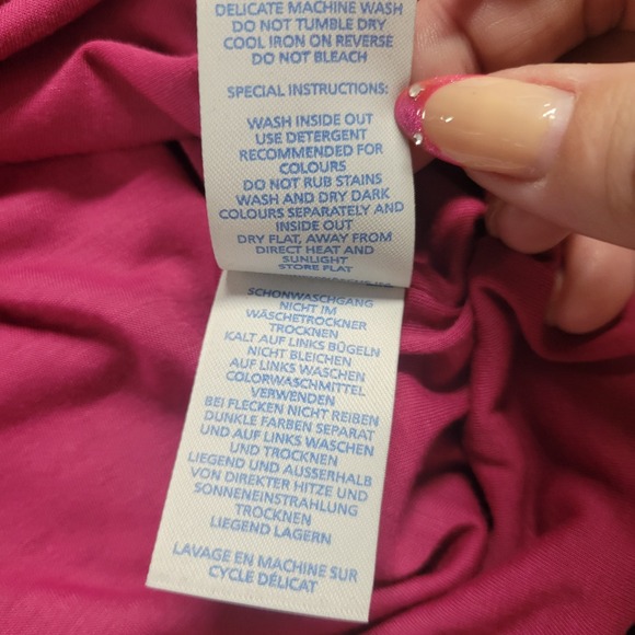 Boden Size 4R Women's Dress Pink Floral Faux Wrap Jersey Knee Length‎ Stretch - Picture 10 of 13